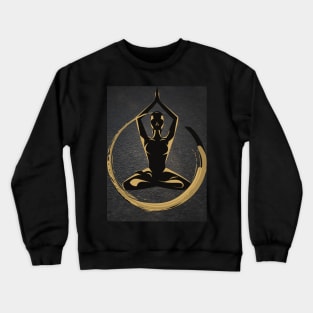 Yoga to Align with the Universe Crewneck Sweatshirt